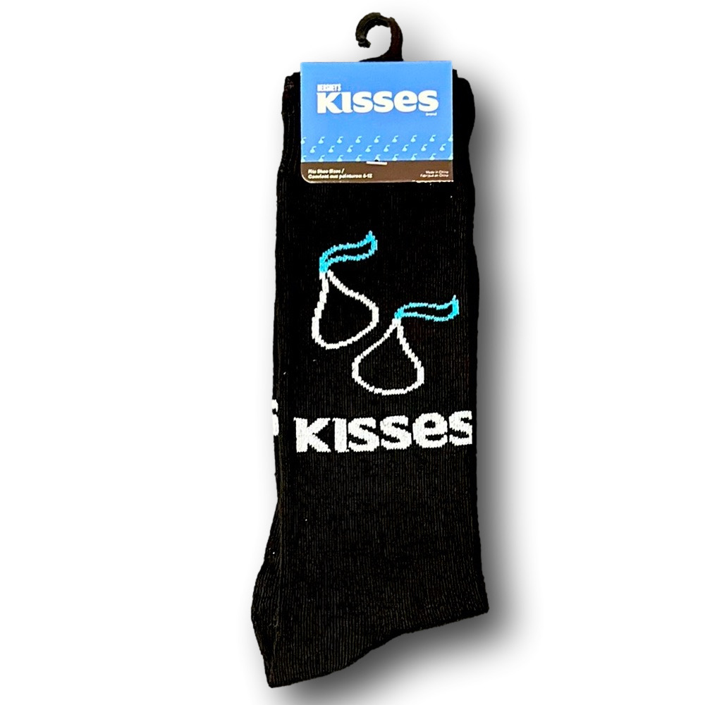 3/$20 Hershey Kisses Chocolate Funny Novelty Crew Socks - NWT